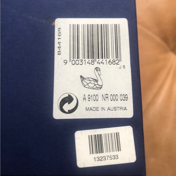 Swarovski Crystal Swan medium size — Mint w/ Original Box & Certificate — A 9100 - Picture 5 of 5